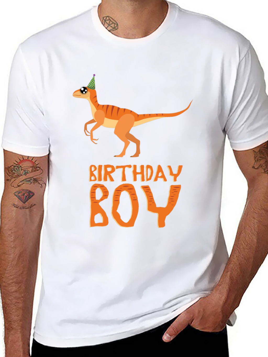 Birthday Boy T-Shirt Dinosaur Party Tee
