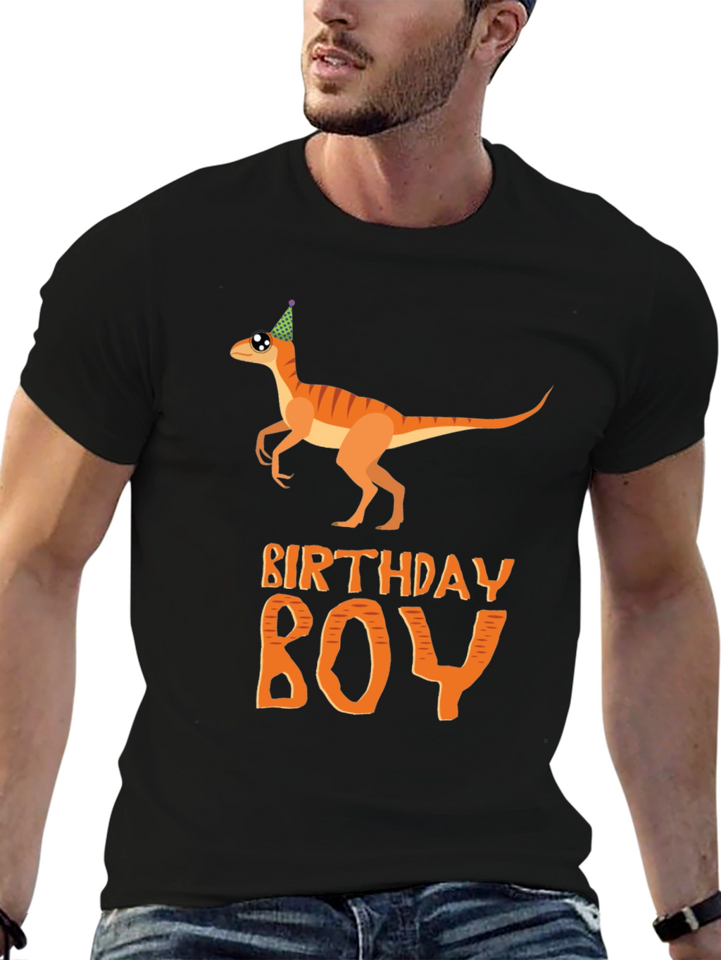 Birthday Boy T-Shirt Dinosaur Party Tee
