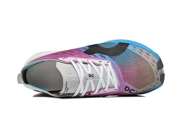 On Cloudboom Strike Running Shoes Purple Blue Grey