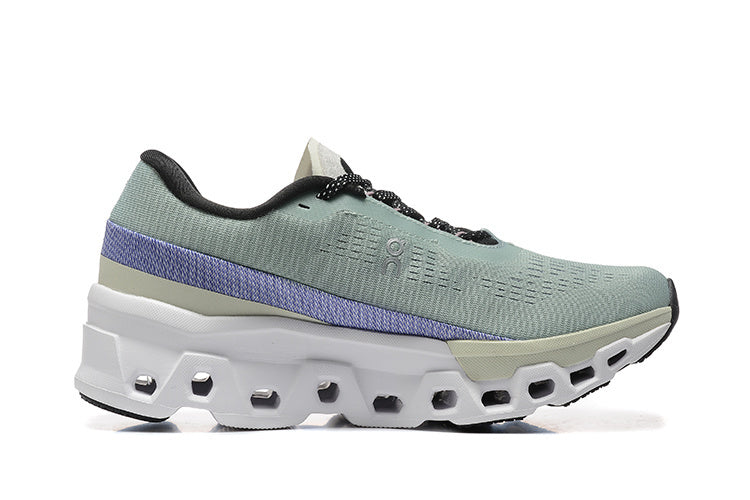 On Cloudmonster 2 Running Mineral/Aloe