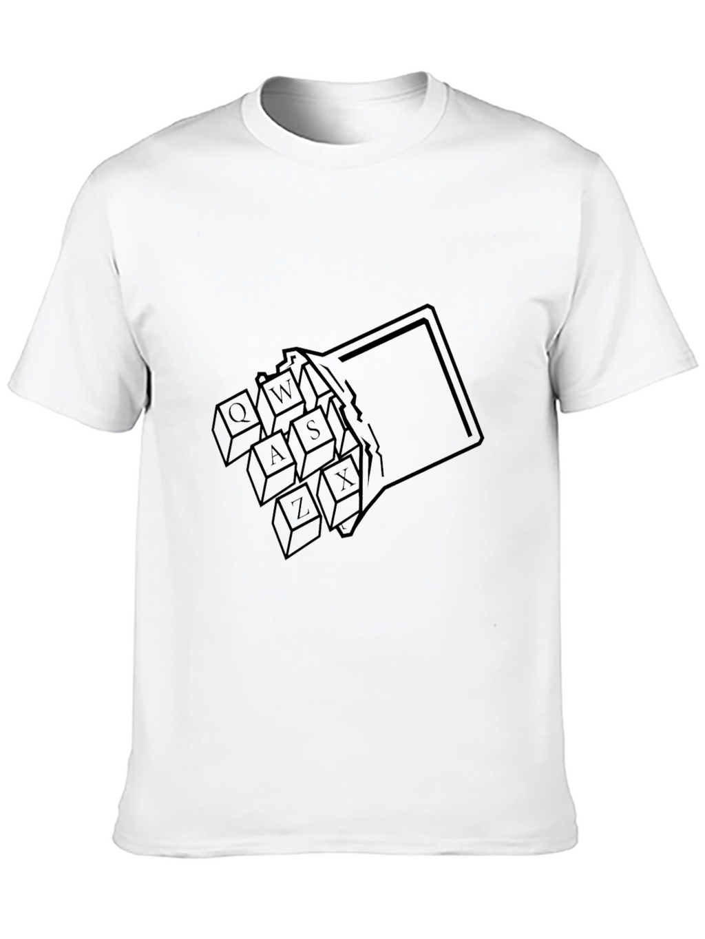 Keyboard Keys T-Shirt - Black