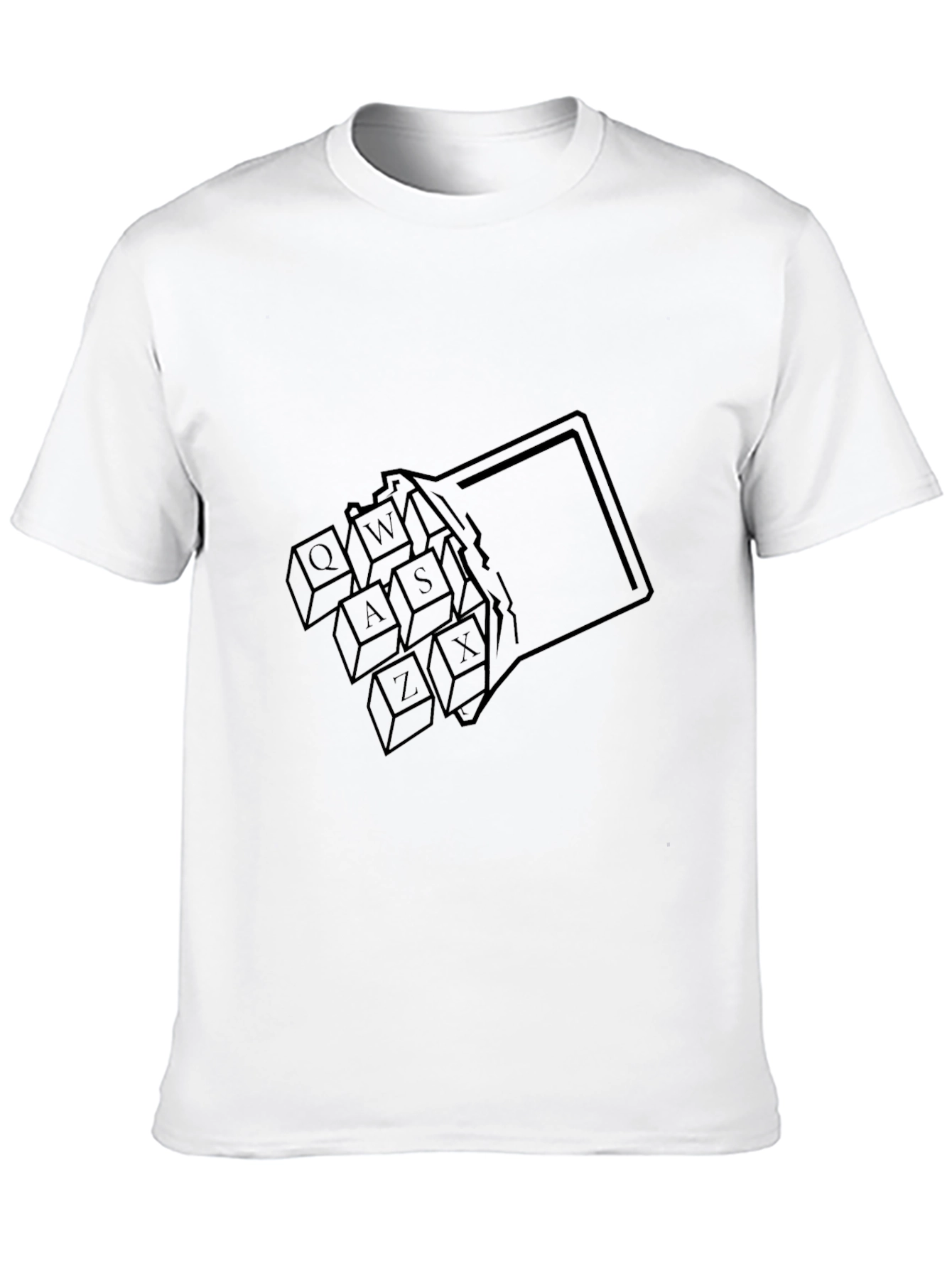 Keyboard Keys T-Shirt - Black