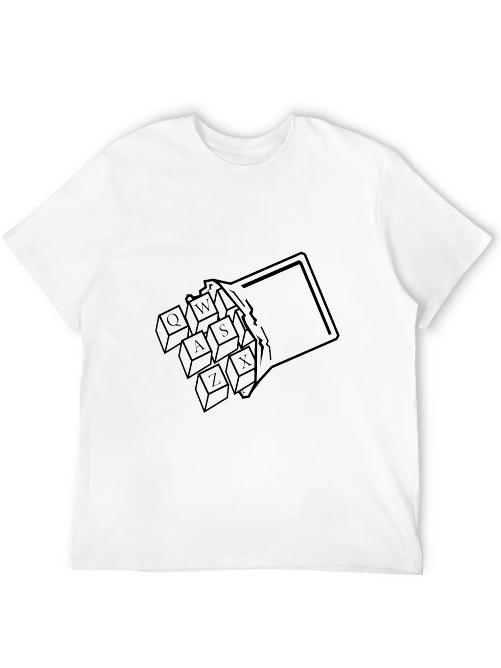 Keyboard Keys T-Shirt - Black
