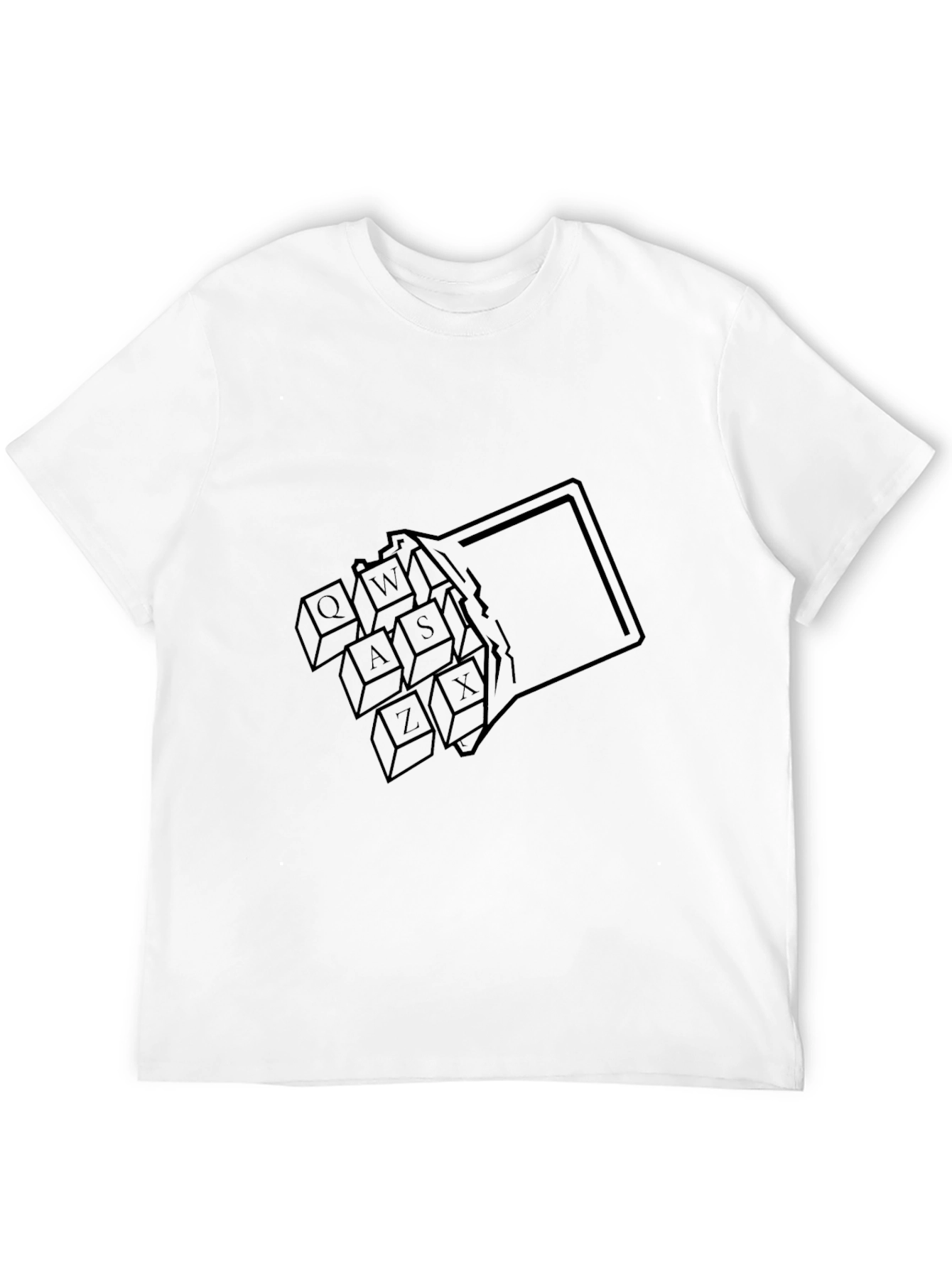 Keyboard Keys T-Shirt - Black