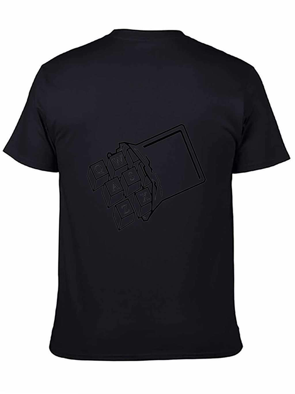 Keyboard Keys T-Shirt - Black