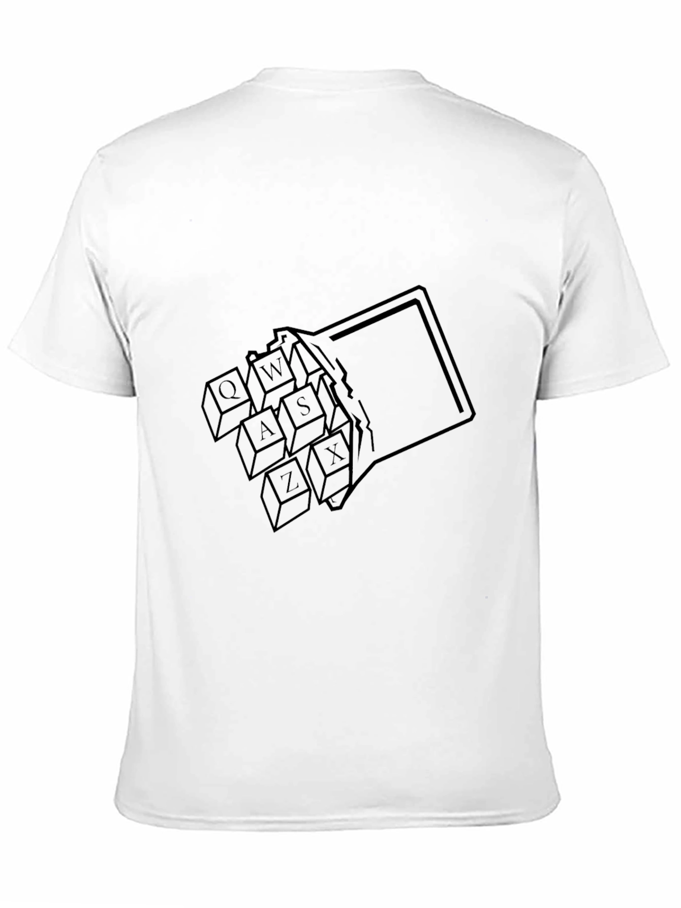 Keyboard Keys T-Shirt - Black