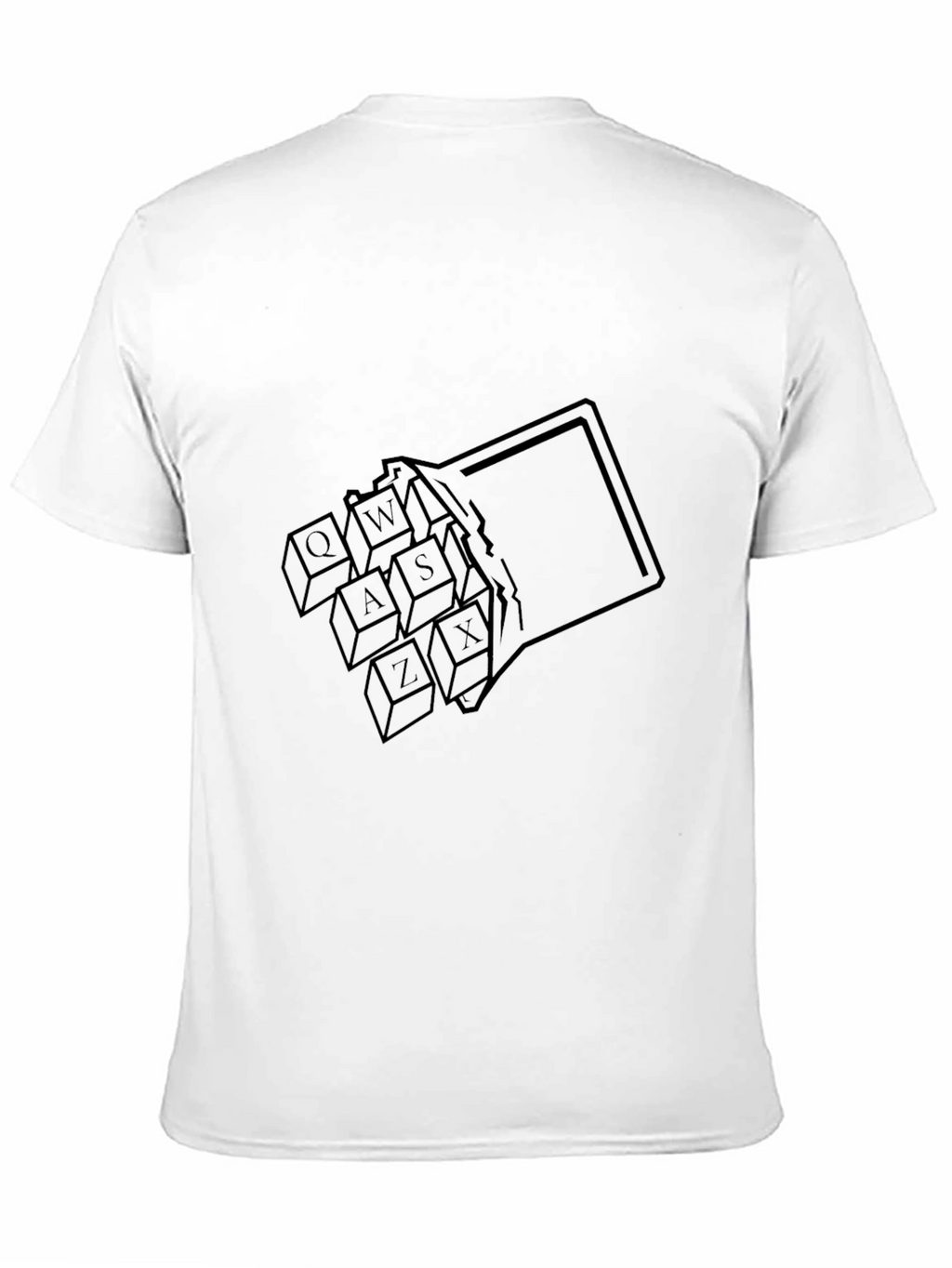 Keyboard Keys T-Shirt - Black