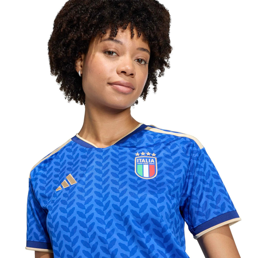 2026 Italy Women's Stadium Home Soccer Jersey (Custom)