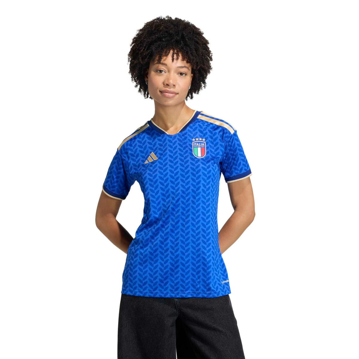 2026 Italy Women's Stadium Home Soccer Jersey (Custom)