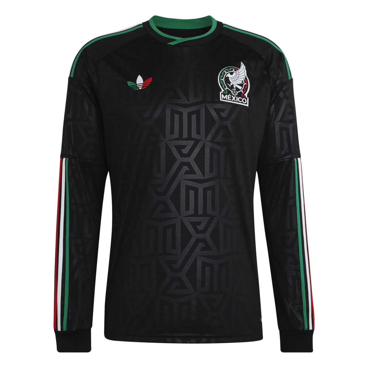 2026 Mexico Men's Stadium Third Long-Sleeve Soccer Jersey (Custom)