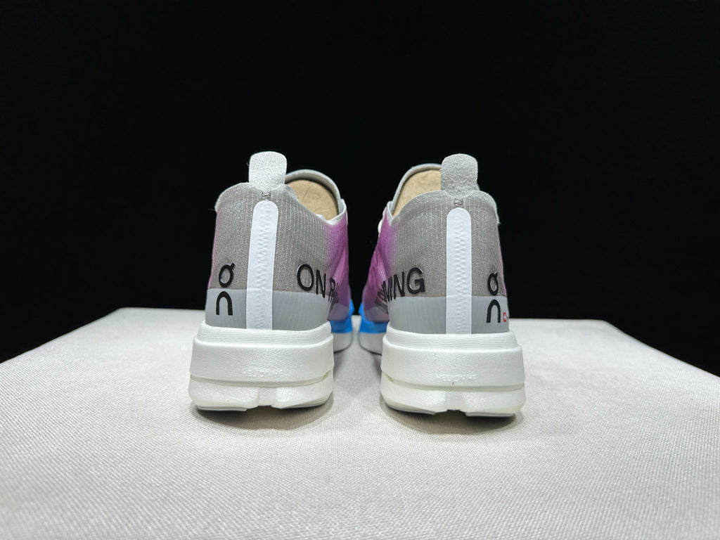 On Cloudboom Strike Running Shoes Purple Blue Grey