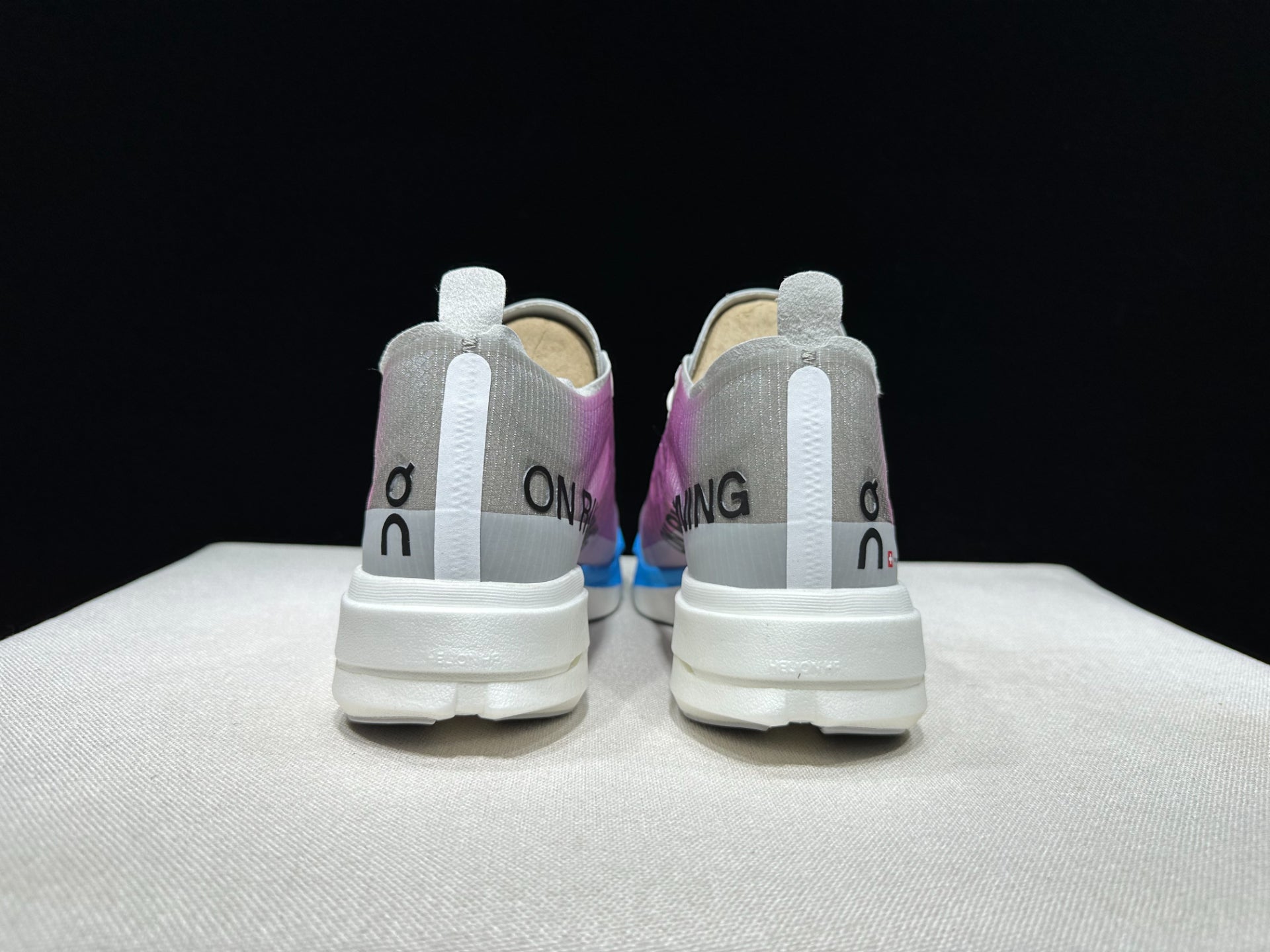 On Cloudboom Strike Running Shoes Purple Blue Grey