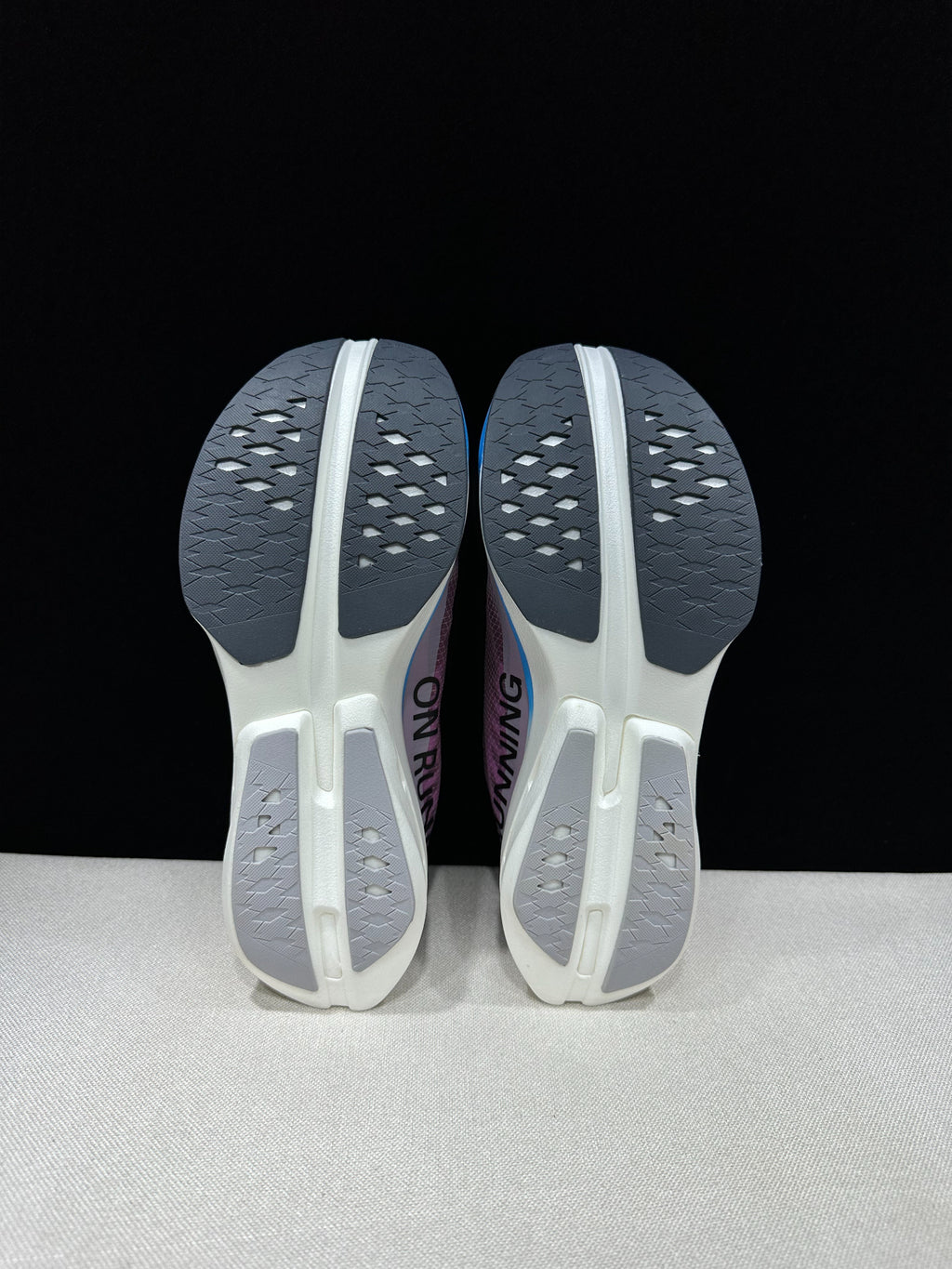On Cloudboom Strike Running Shoes Purple Blue Grey