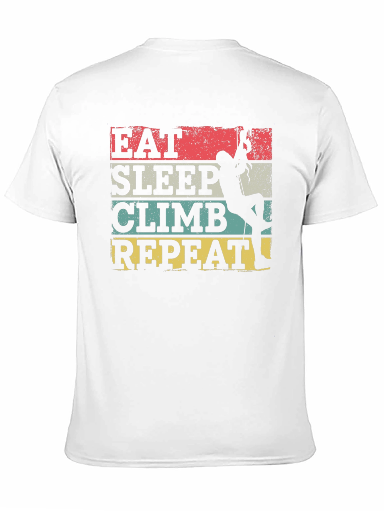 Eat Sleep Climb Repeat T-Shirt - Rock Climbing Tee