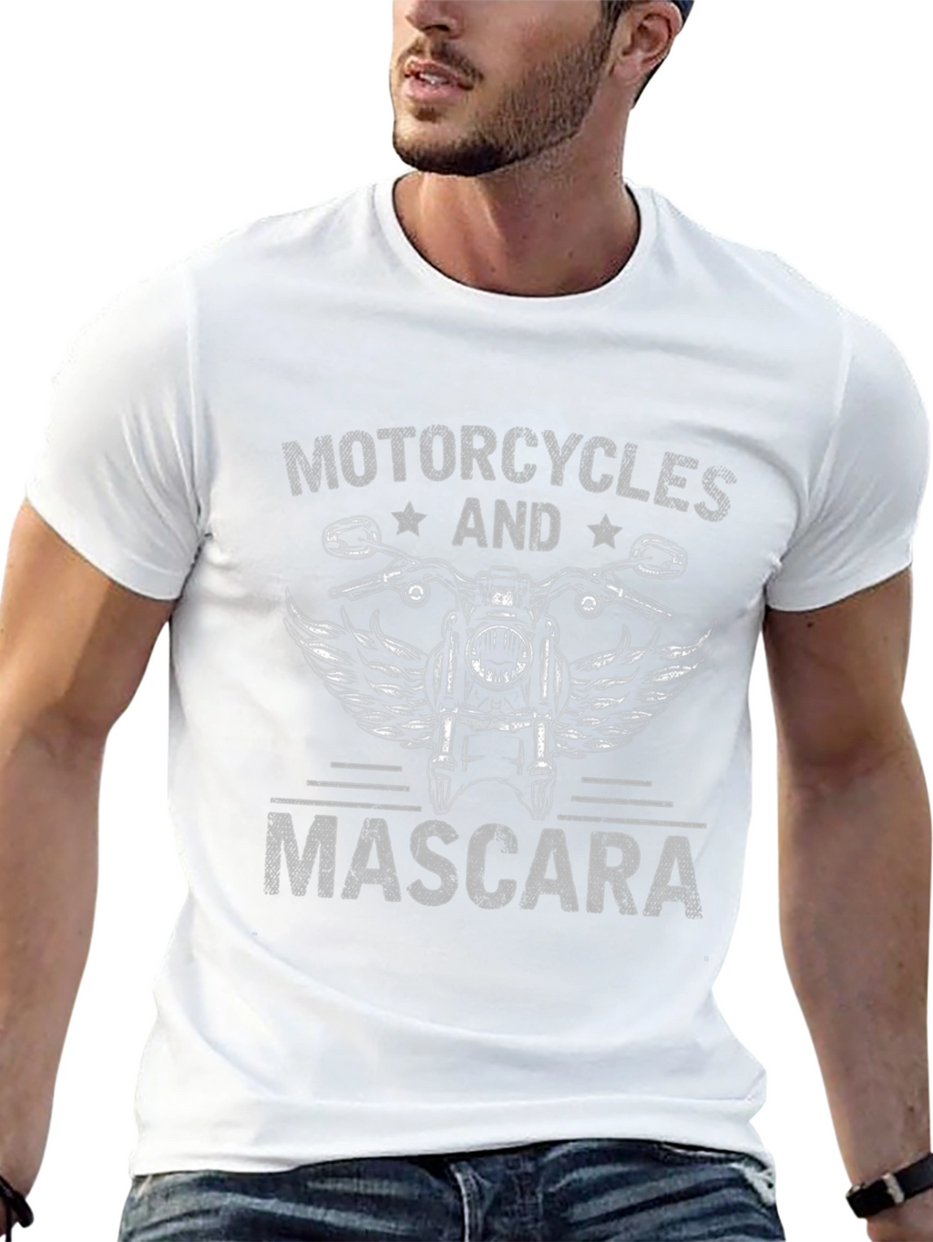 Motorcycles & Mascara Graphic Tee