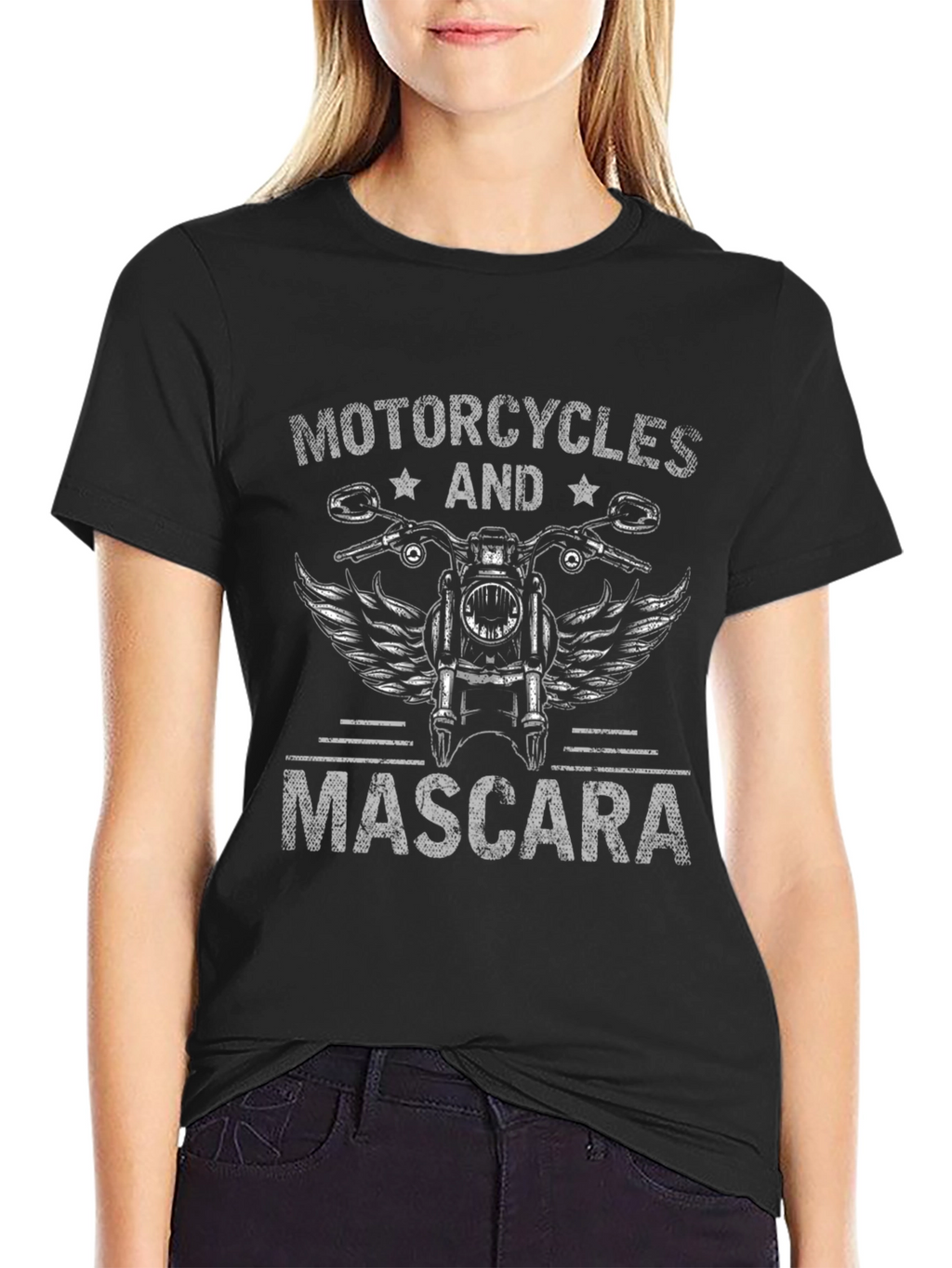 Motorcycles & Mascara Graphic Tee