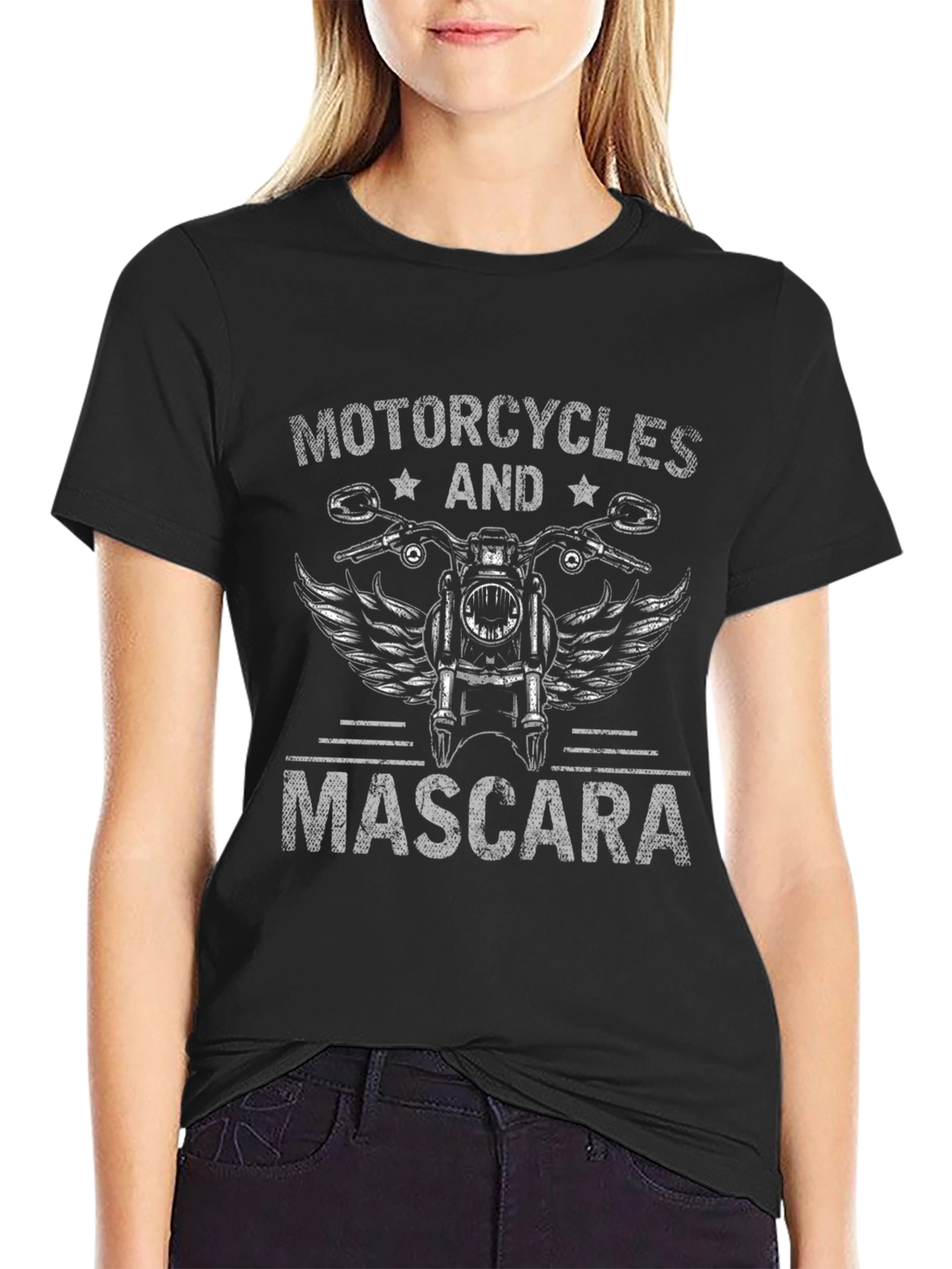 Motorcycles & Mascara Graphic Tee