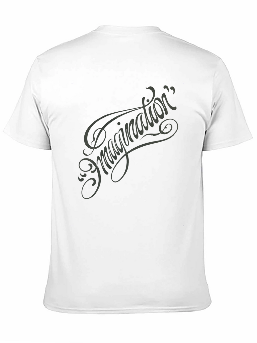 Imagination Script Graphic Tee - Black