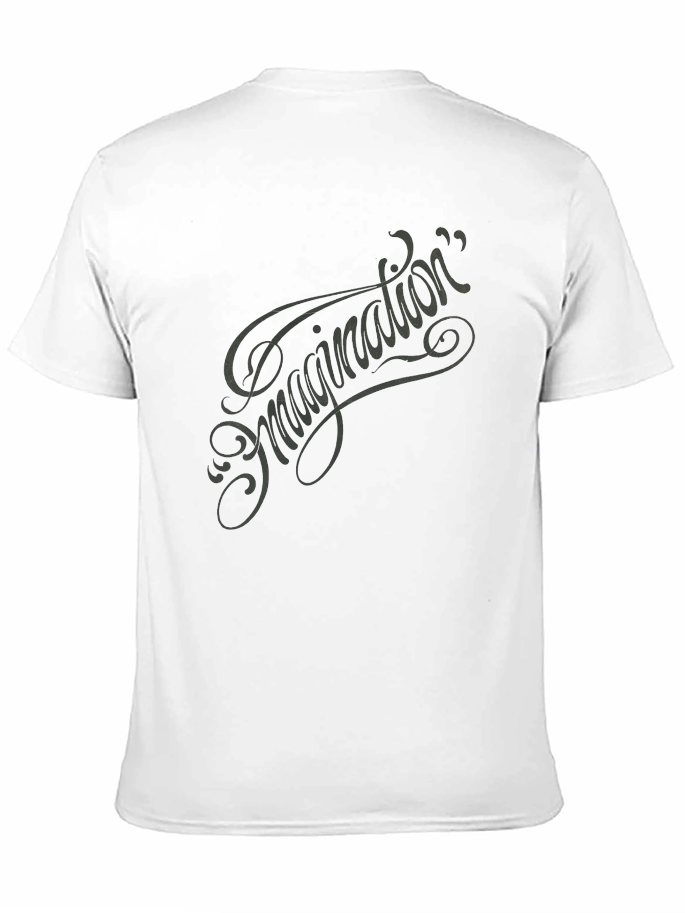 Imagination Script Graphic Tee - Black