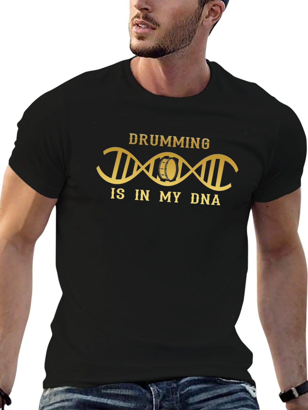 Drumming DNA Graphic T-Shirt