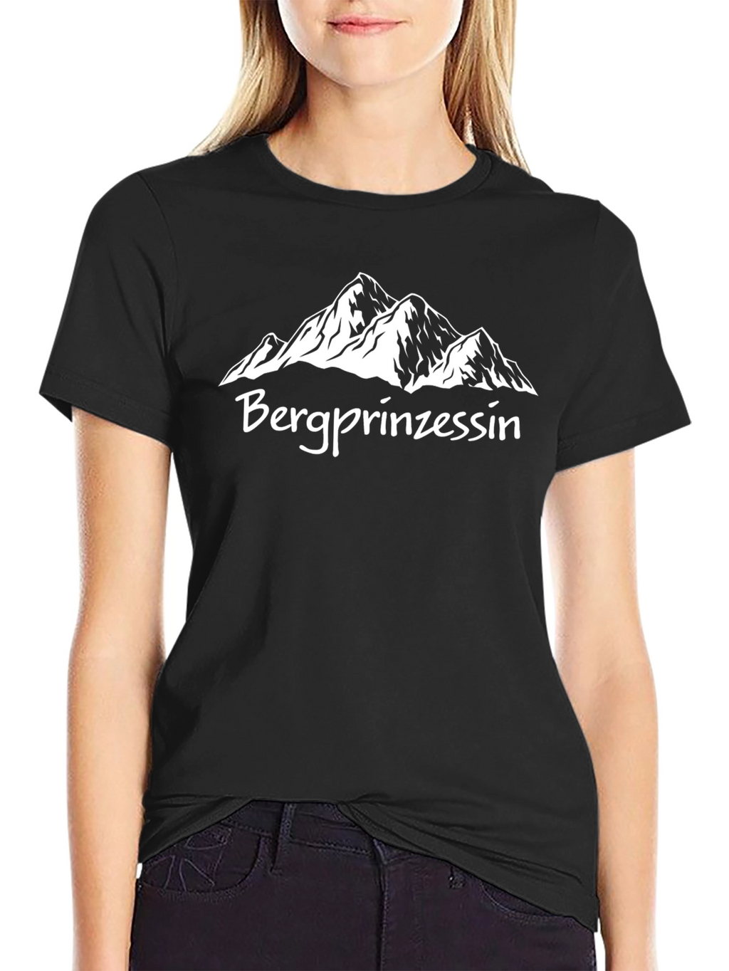 Bergprinzessin Mountain T-Shirt - Black