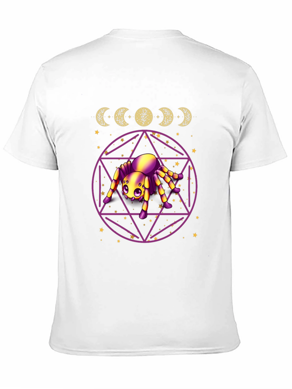 Mystic Spider Moon Phase Graphic Tee