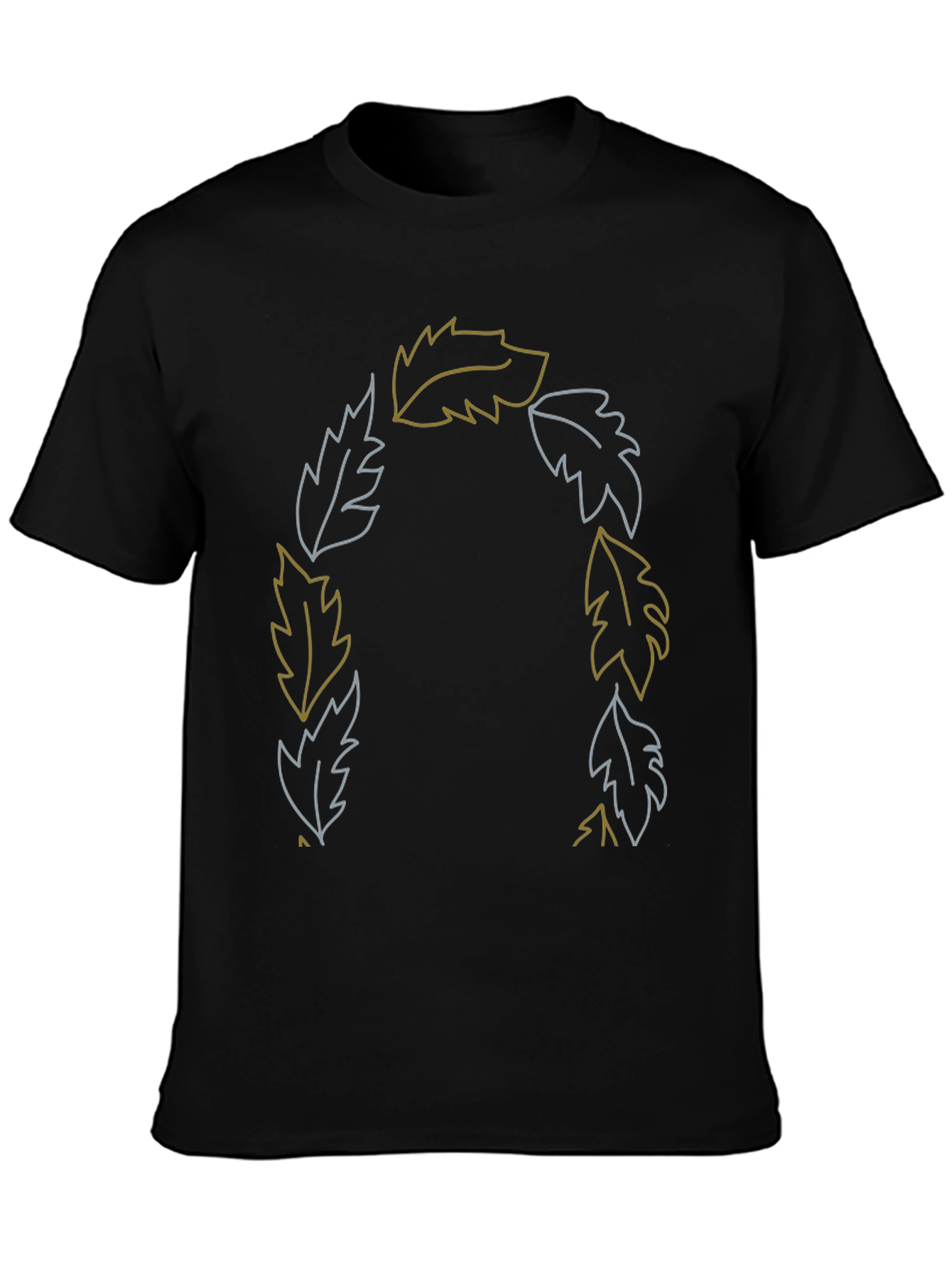 Leaf Crown Graphic Tee - Stylish Casual Comfort