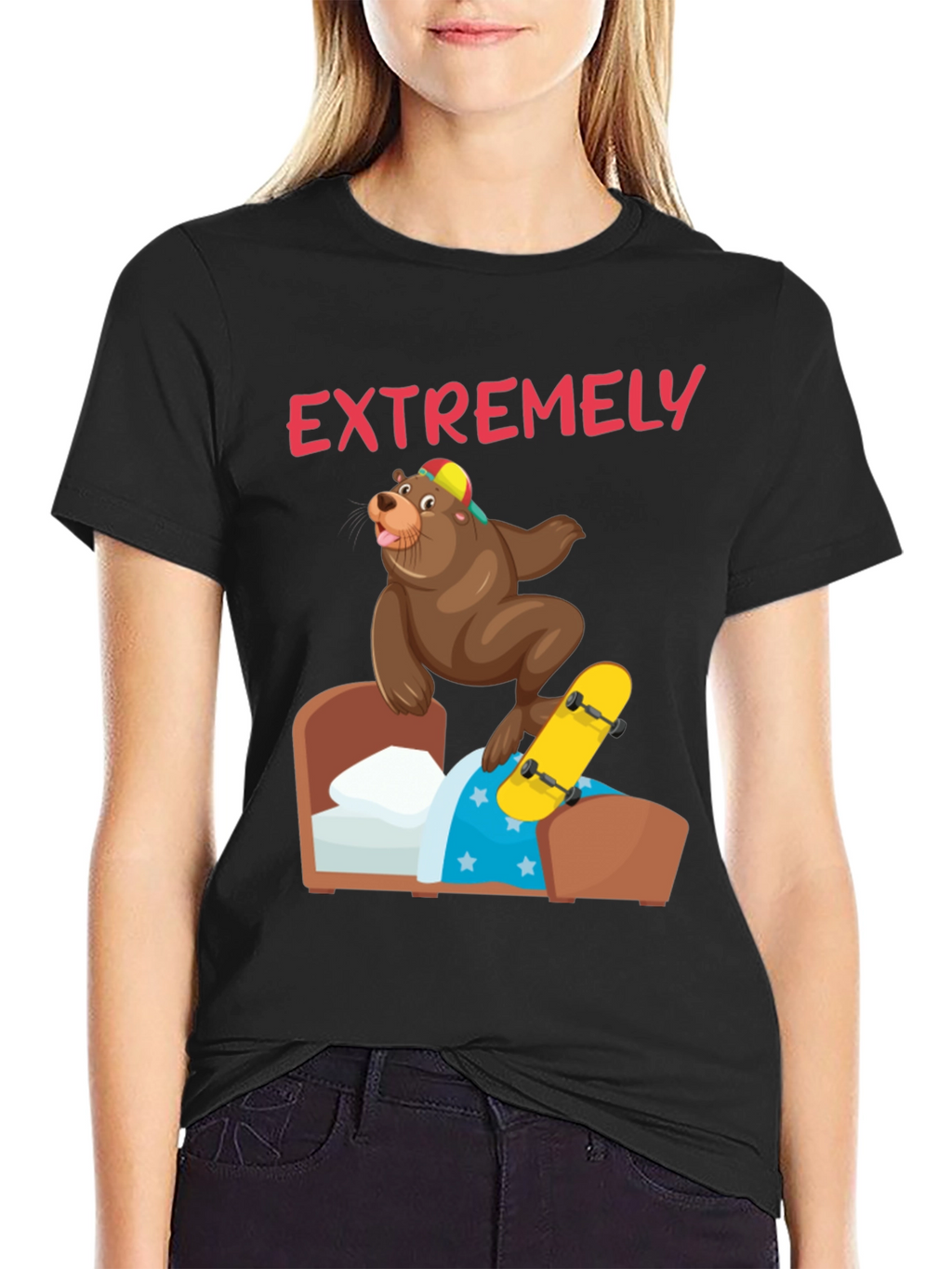 Bear Skateboard T-Shirt