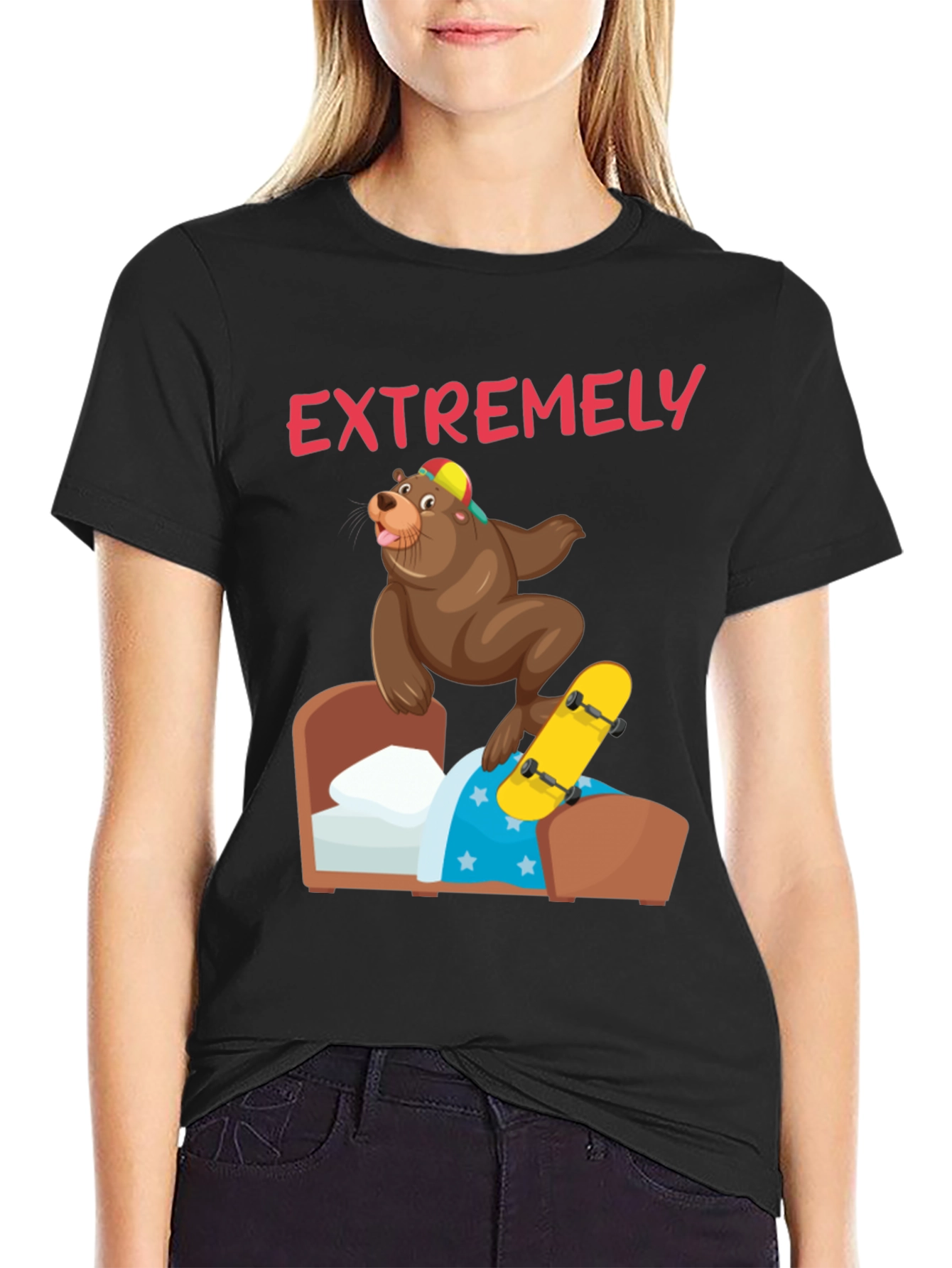 Bear Skateboard T-Shirt