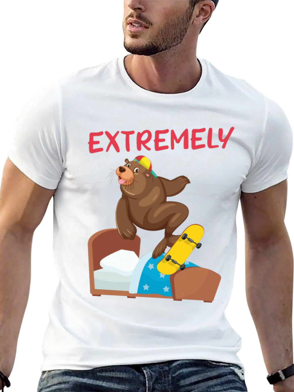 Bear Skateboard T-Shirt