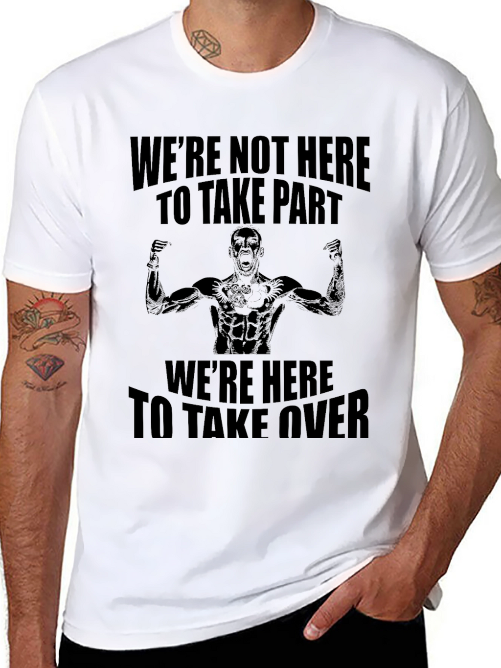 Motivational Graphic T-Shirt - Take Over Design