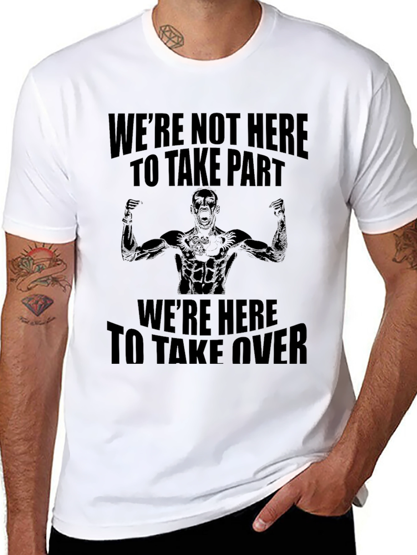 Motivational Graphic T-Shirt - Take Over Design