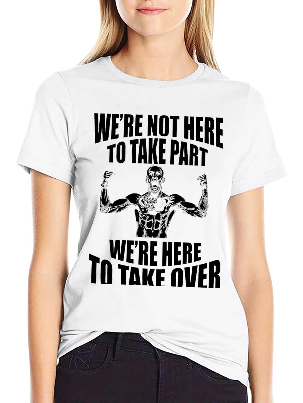 Motivational Graphic T-Shirt - Take Over Design