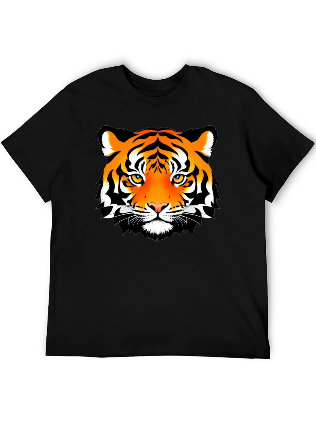 Bold Tiger Graphic T-Shirt