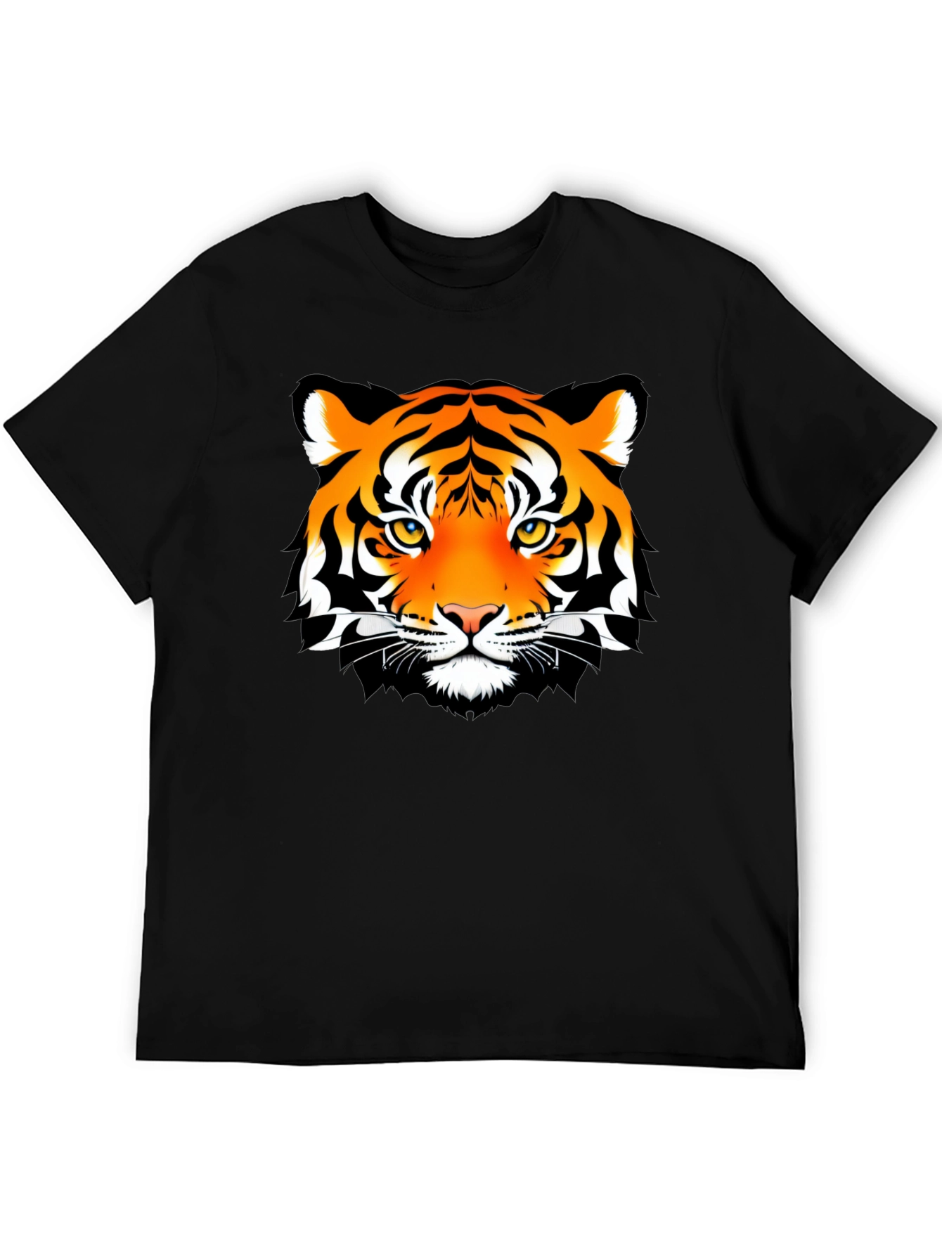 Bold Tiger Graphic T-Shirt