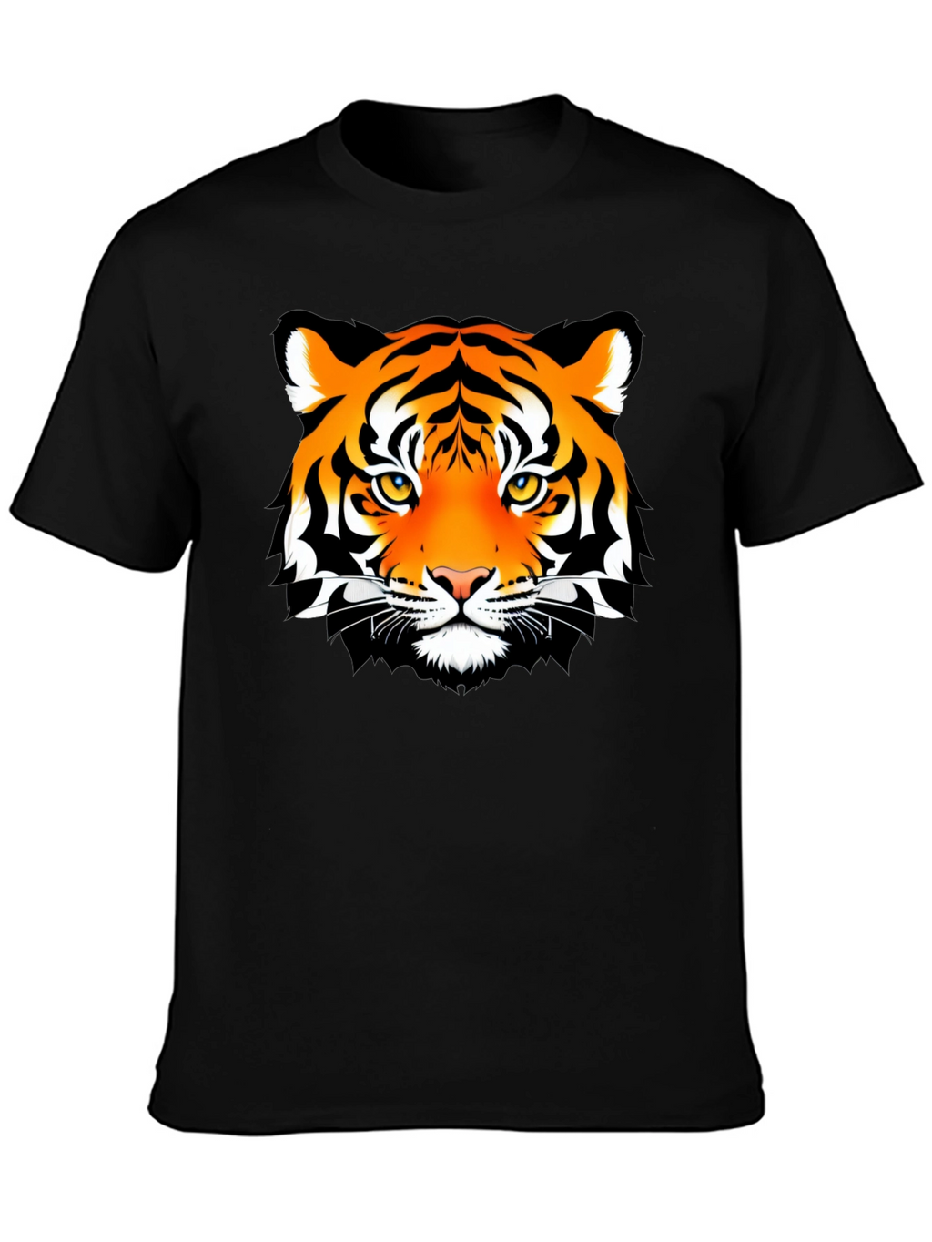 Bold Tiger Graphic T-Shirt