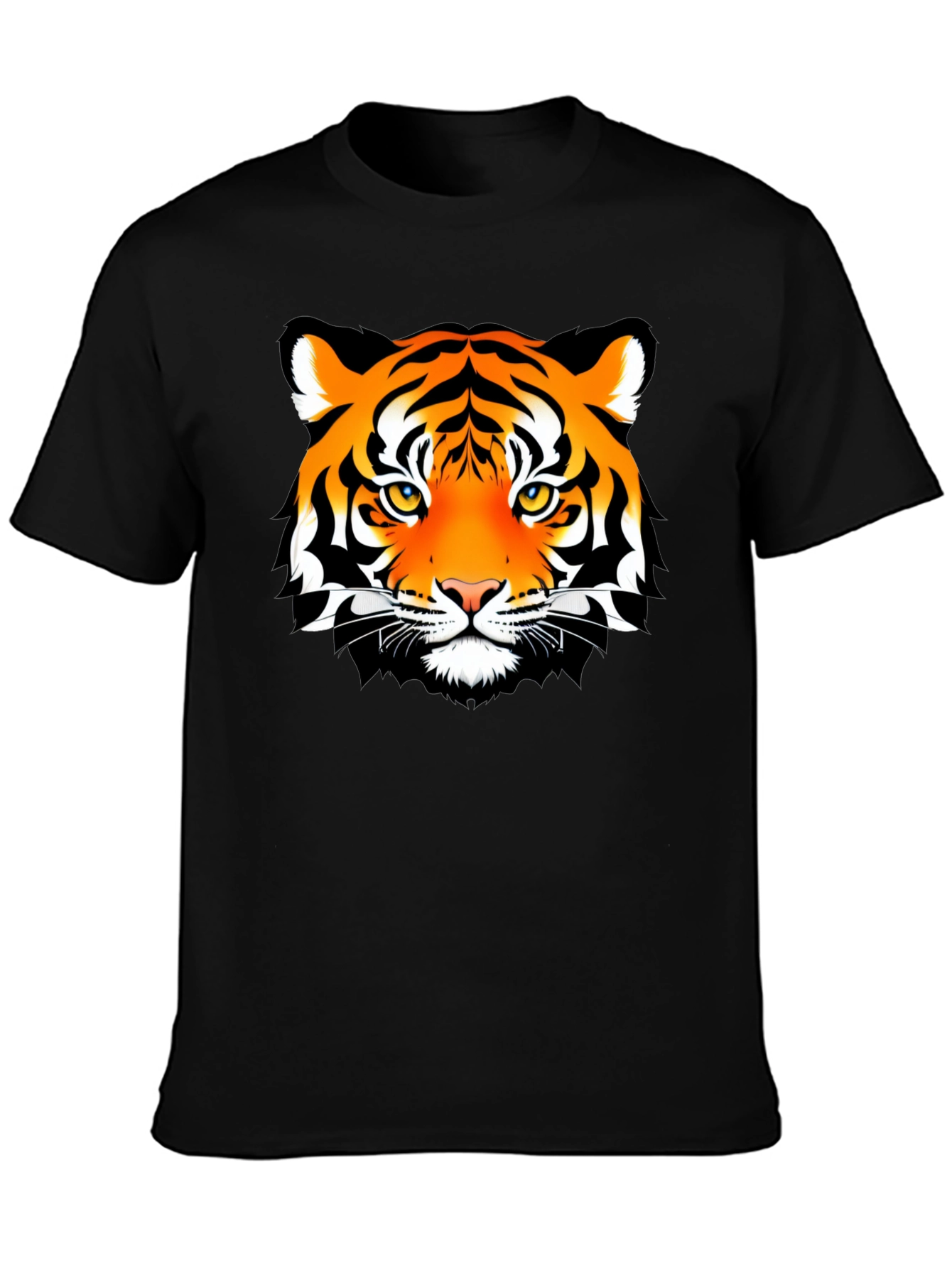 Bold Tiger Graphic T-Shirt