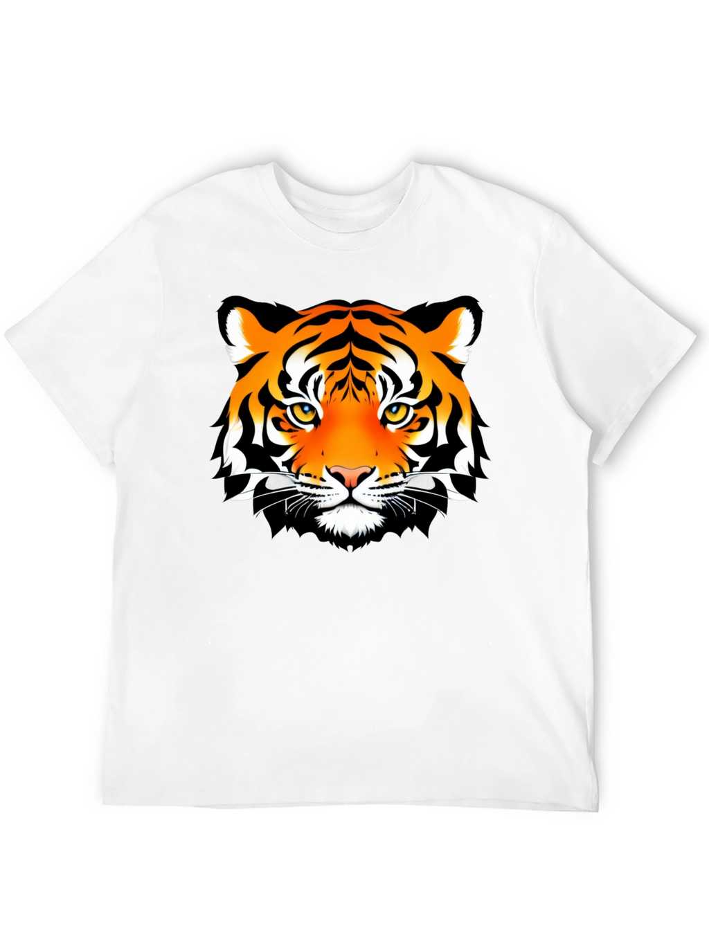 Bold Tiger Graphic T-Shirt