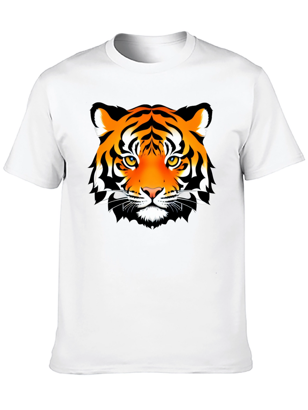 Bold Tiger Graphic T-Shirt