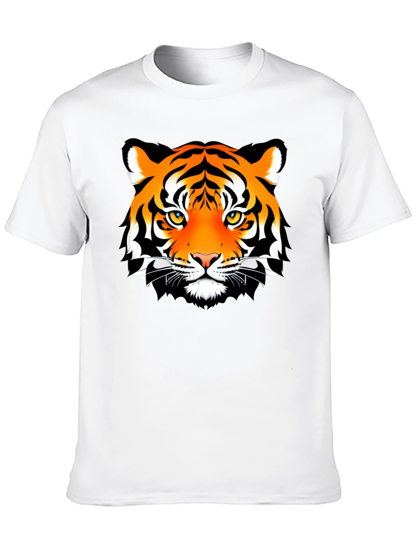 Bold Tiger Graphic T-Shirt