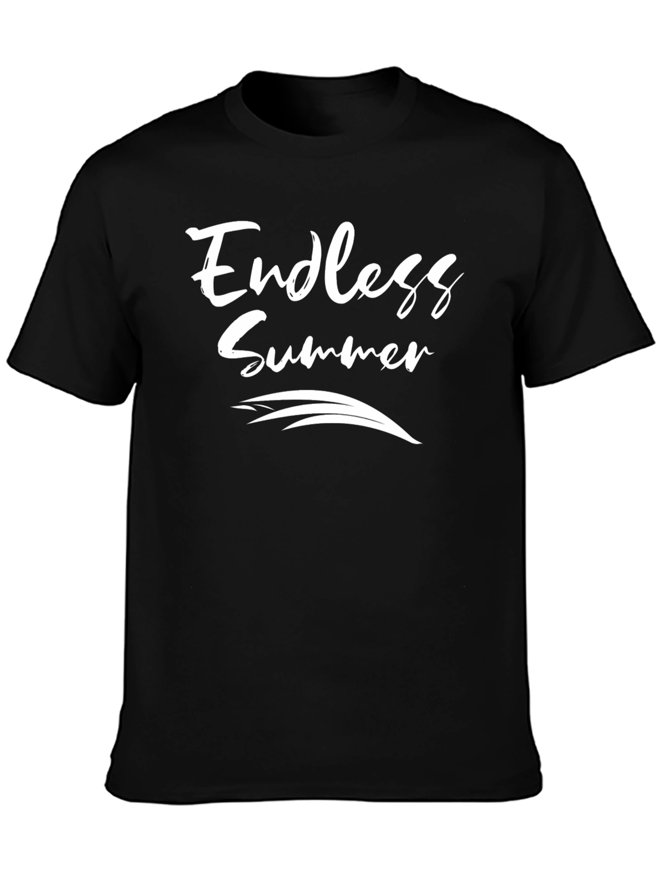 Endless Summer Graphic Tee - Stylish Black T-Shirt