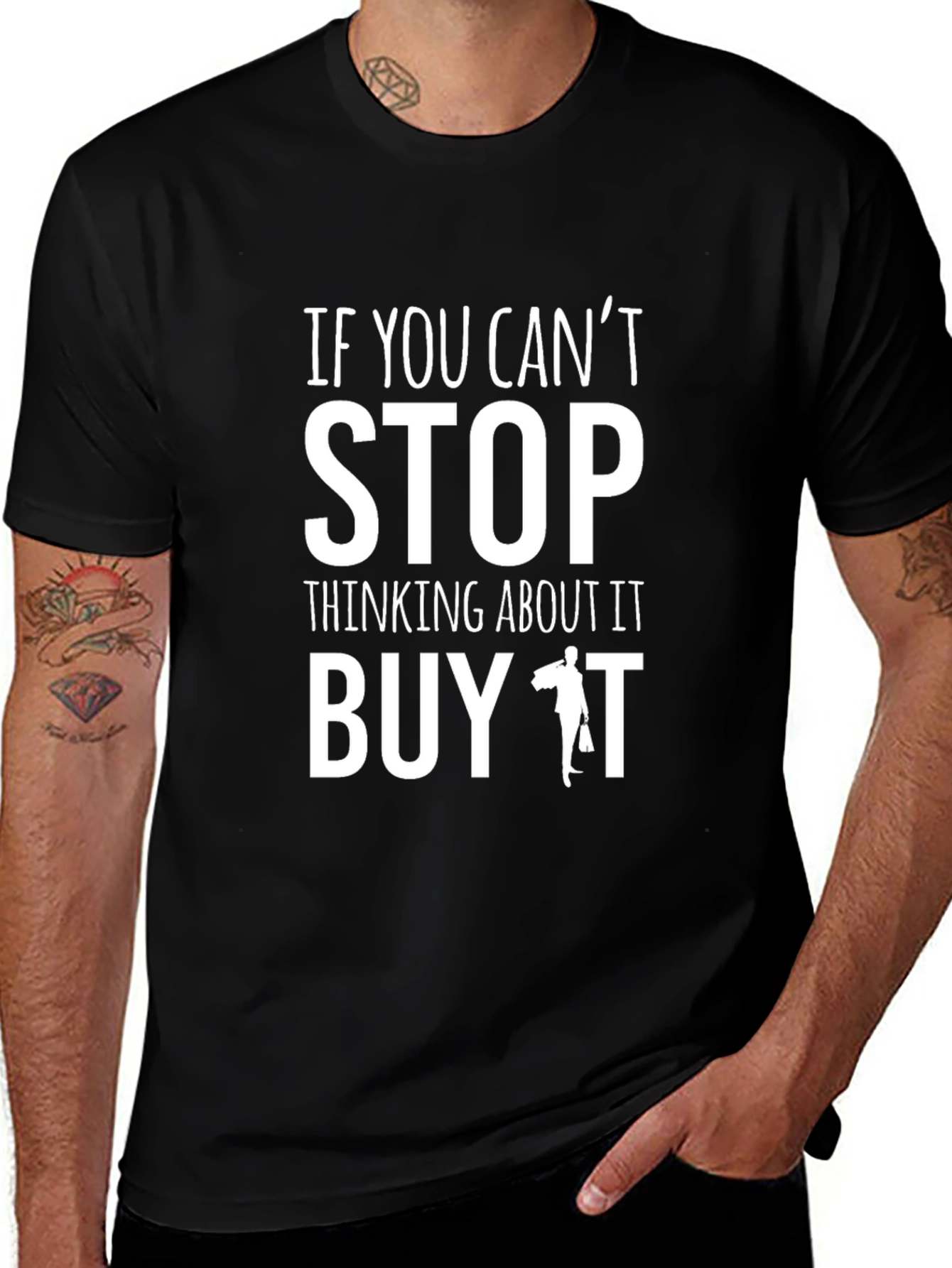 Humorous Graphic Tee - If You Cant Stop Thinking About It