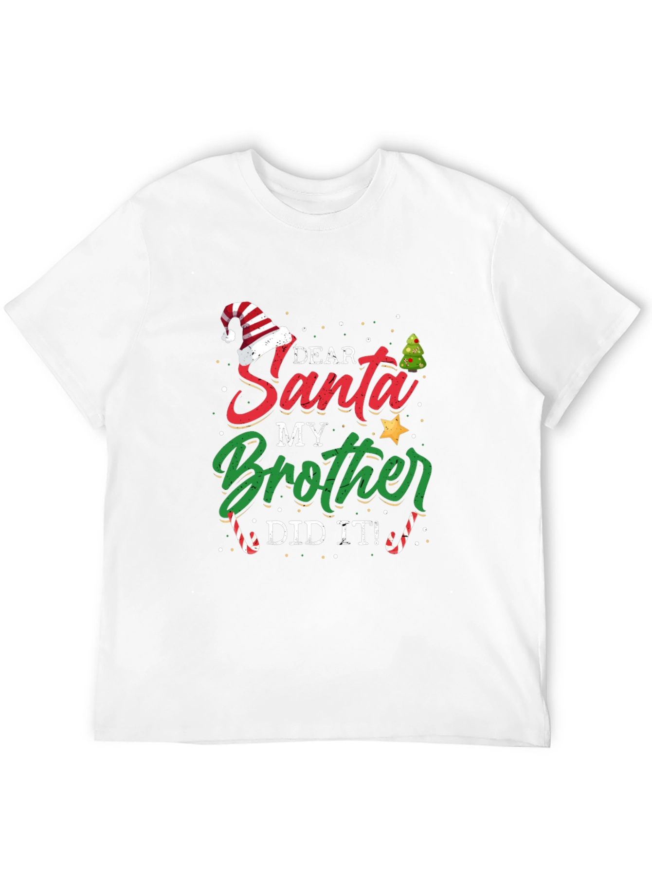 Dear Santa My Brother Did It T-Shirt