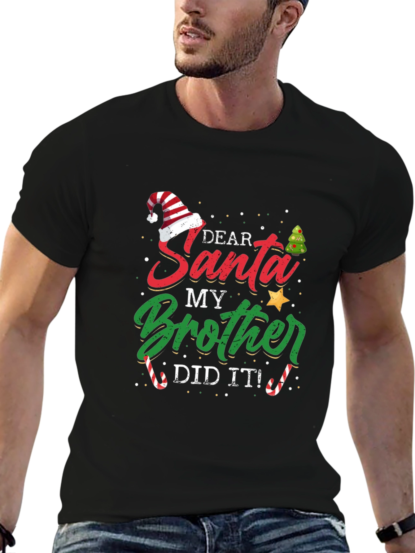 Dear Santa My Brother Did It T-Shirt