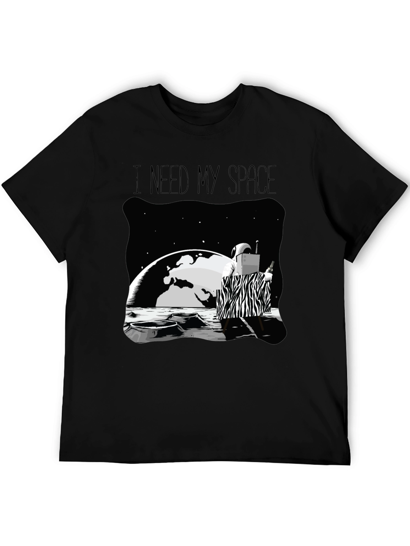 I Need My Space Graphic Tee - Unique Design Comfort Fit