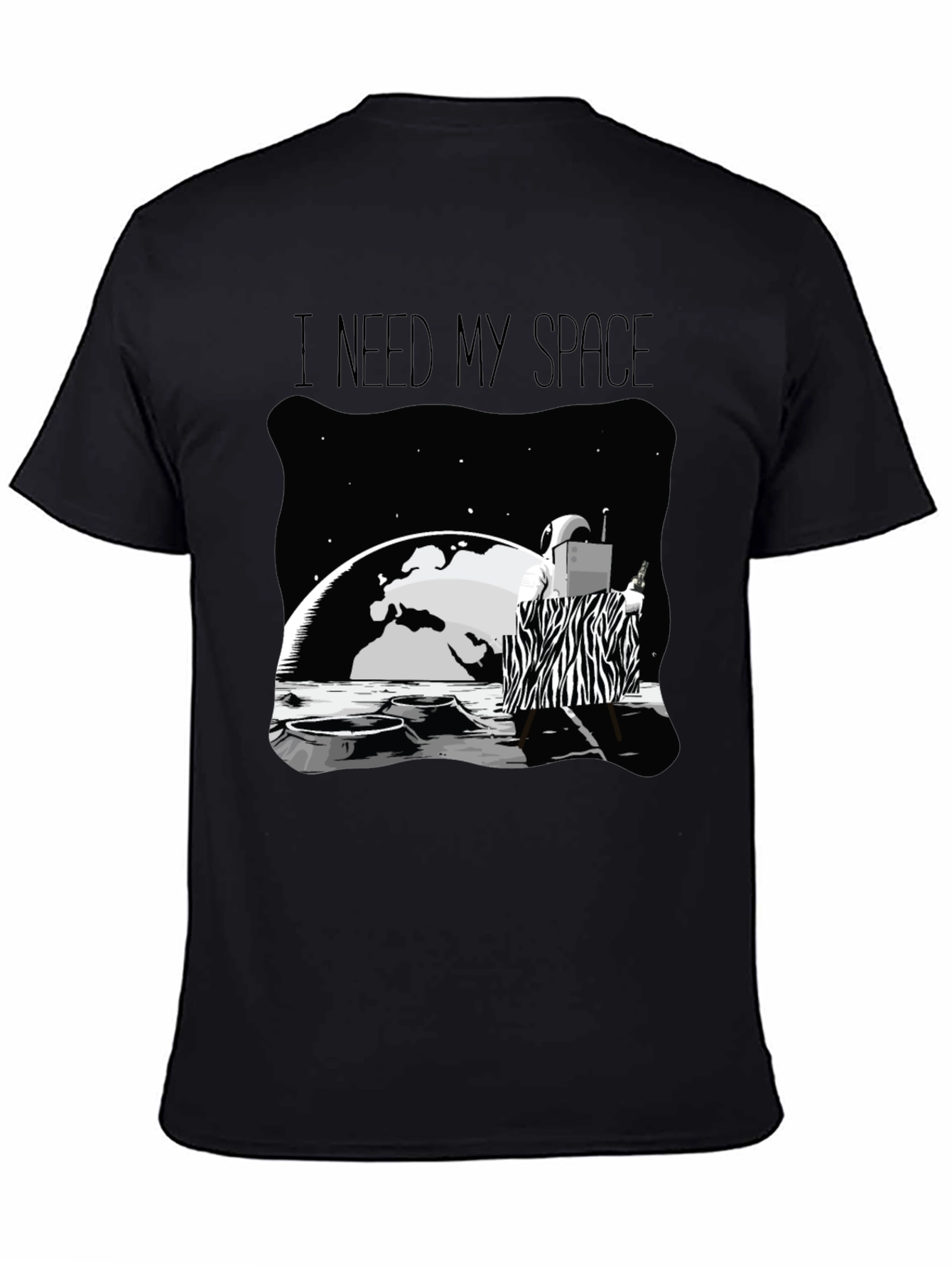 I Need My Space Graphic Tee - Unique Design Comfort Fit