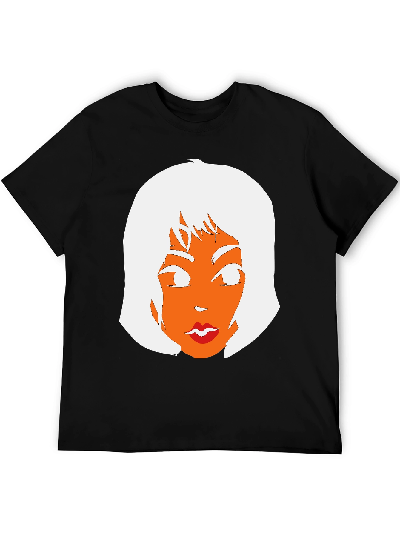 Pop Art Graphic Tee - Retro Womans Face