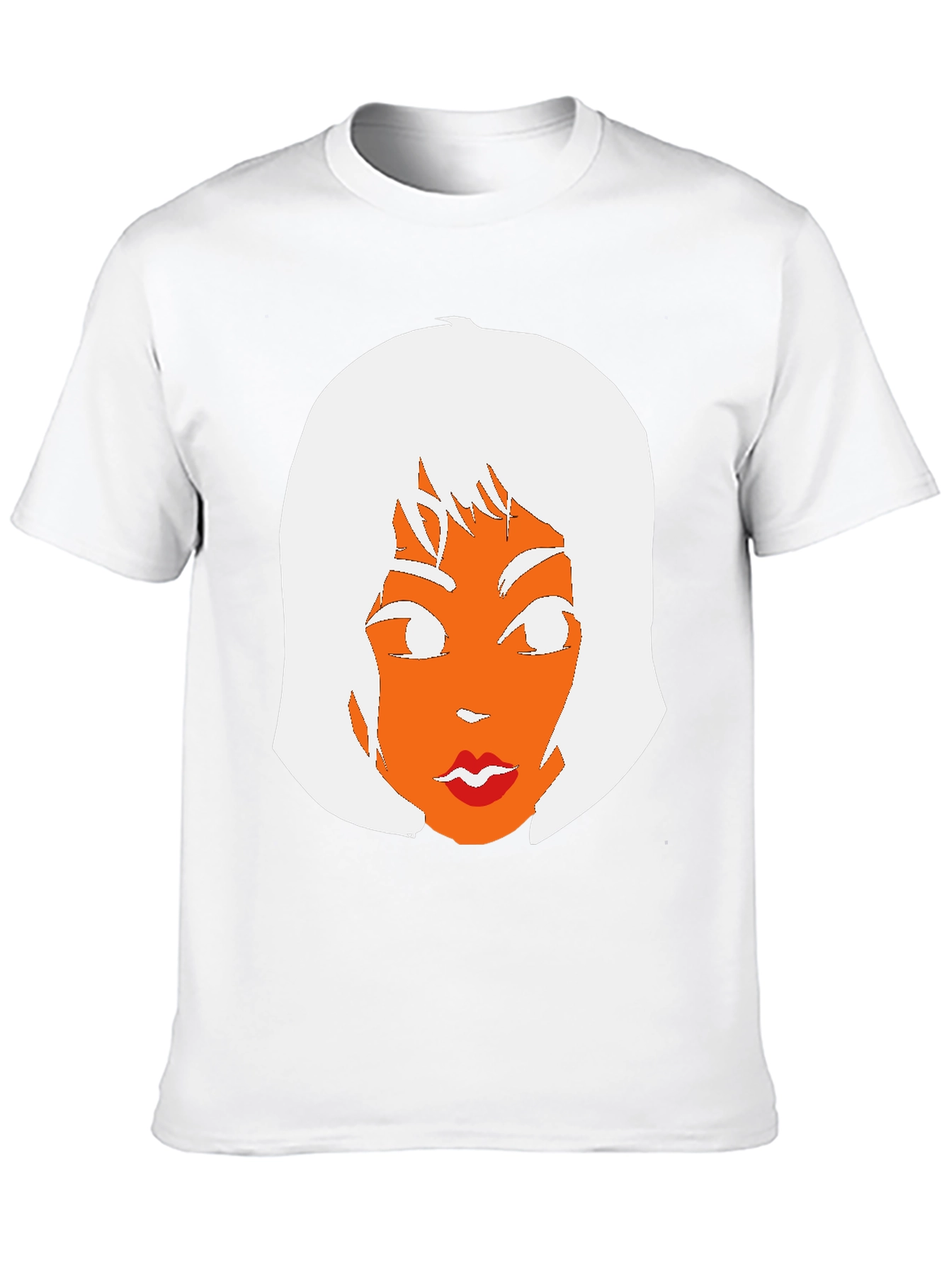 Pop Art Graphic Tee - Retro Womans Face