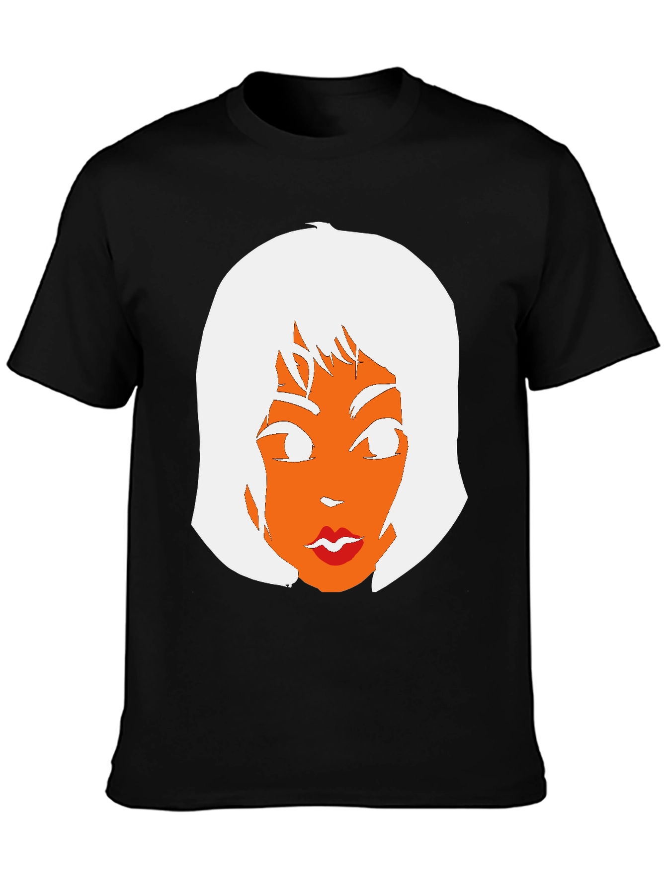 Pop Art Graphic Tee - Retro Womans Face