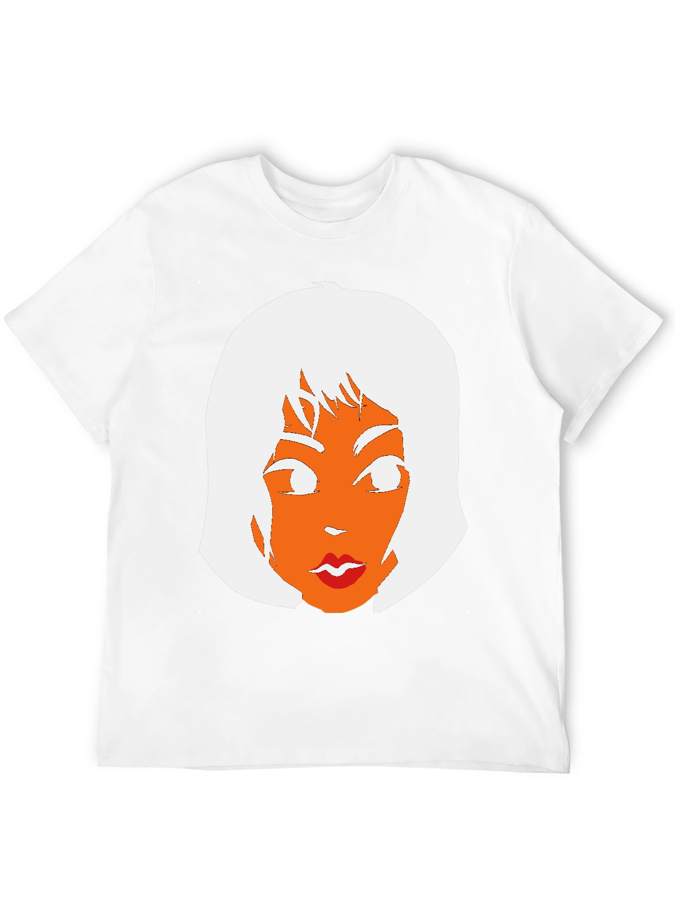 Pop Art Graphic Tee - Retro Womans Face